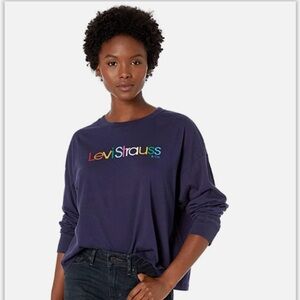 Levi's Crop Top Long Sleeve